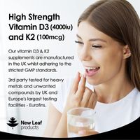 New Leaf Vitamin D3 & K2 High Strength